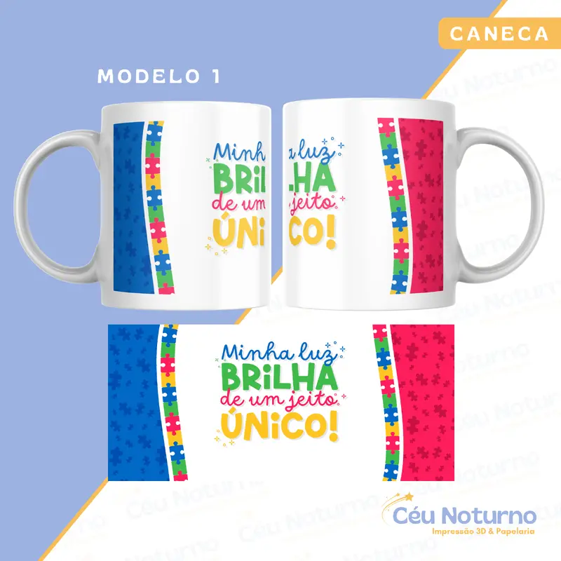 Caneca Autismo - Coleção Escolar Autismo