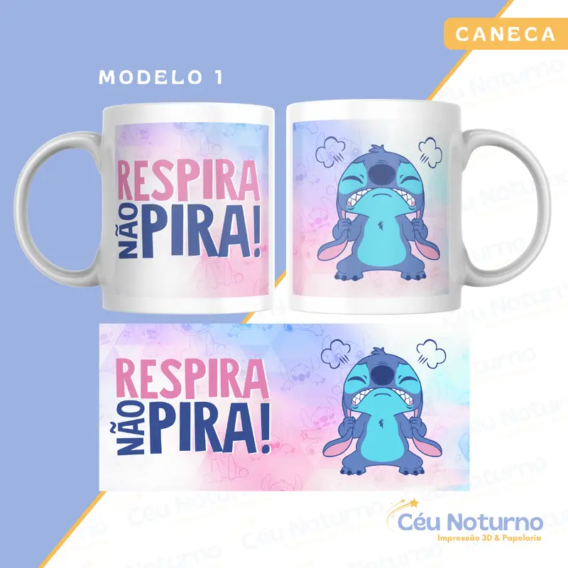 Caneca Stitch - Coleção Stitch
