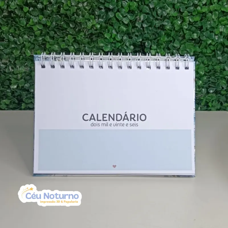 Calendário Encadernado A5